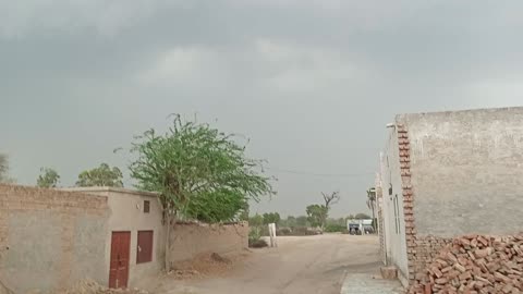 Heavy Rain in Pakistani Village | Beautiful Rural Life After Rainfall 🌧️"