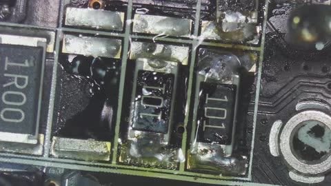 isdt Q8 charger. quick soldering in 100ohm resisters. #repair #electronics #charger #isdt