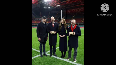 Prince William and Princess Kate Attend Six Nations Rugby Match England