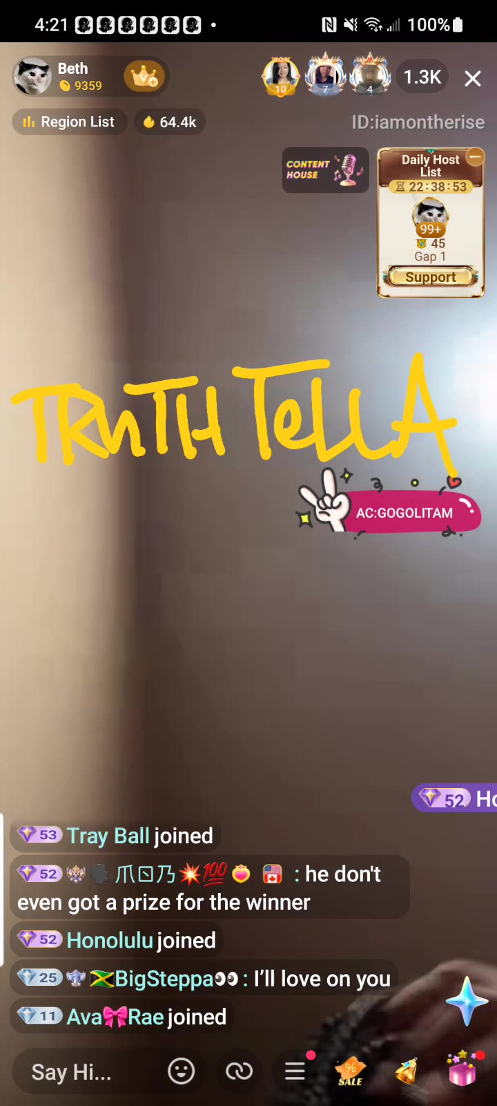 BETH304 3RD SHIFT LIVE FROM THE MOTEL6 LINES SIRBBB & MORE