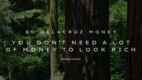 You don't need to spend big to look rich by Ed Delacruz #money #wealth #finance #reels #shorts