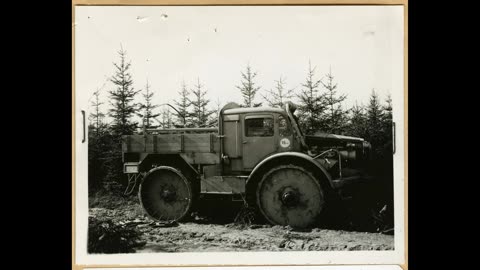 German Heavy Wheeled tractor, radschlepper Type 175L (US captured)