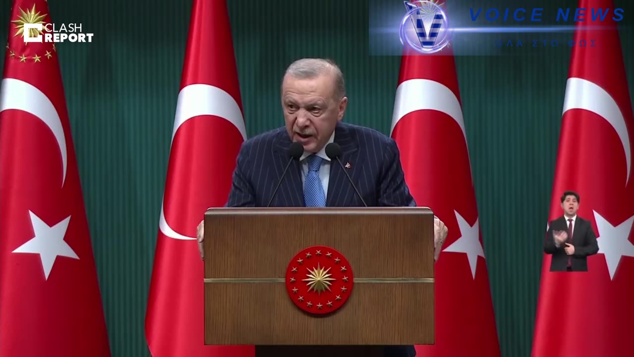 Ερντογάν: Η Τουρκία υπερασπίζεται τη δικαιοσύνη, τη νομιμότητα και το διεθνές δίκαιο..