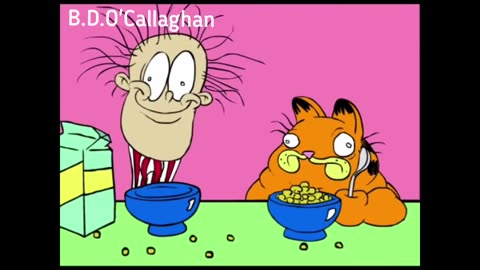 Garfield`s Breakfast Morning Breakdown
