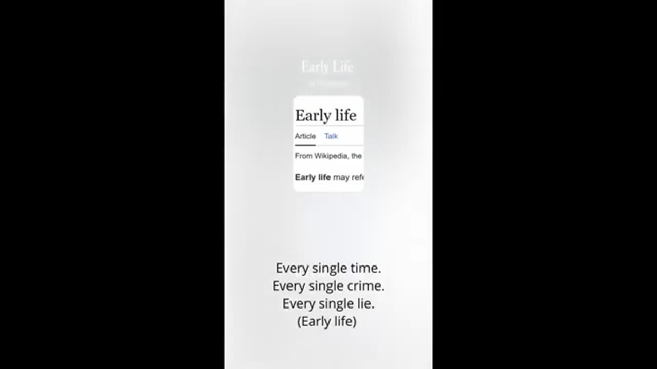Early Life by Lucas Gage - 2025