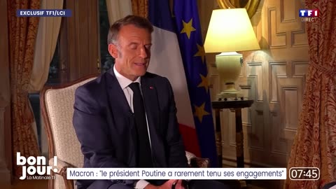 Interview d’Emmanuel Macron après le sommet sur l'Ukraine à Washington