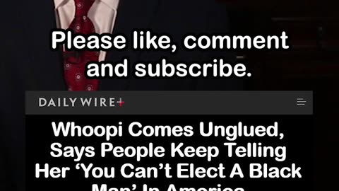 Whoopi Goldberg Suggests a Black Man Can’t Be Elected President in US
