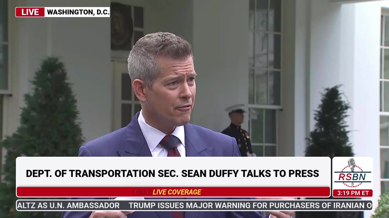 WATCH: Transportation Secretary Sean Duffy discusses supercharging our air traffic control 5/6/25