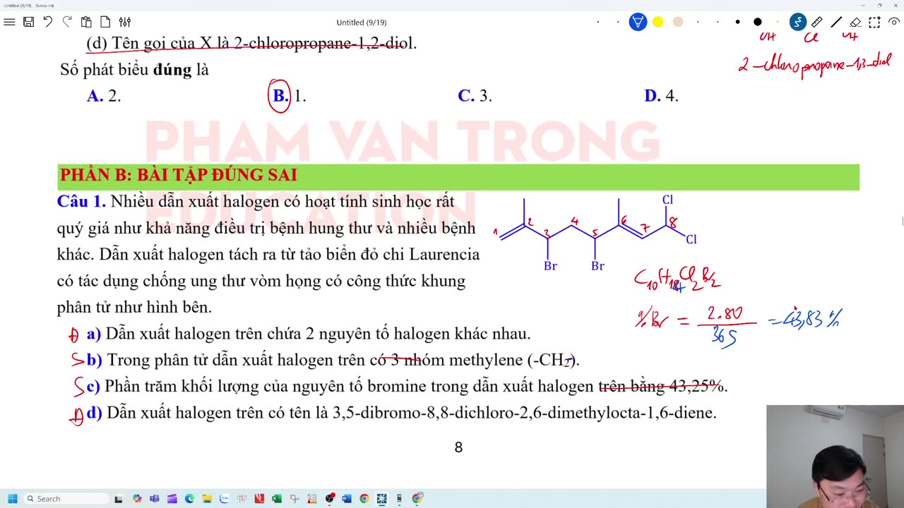 "TỔNG ÔN LÝ THUYẾT DẪN XUẤT HALOGEN-ALCOHOL-PHENOL "