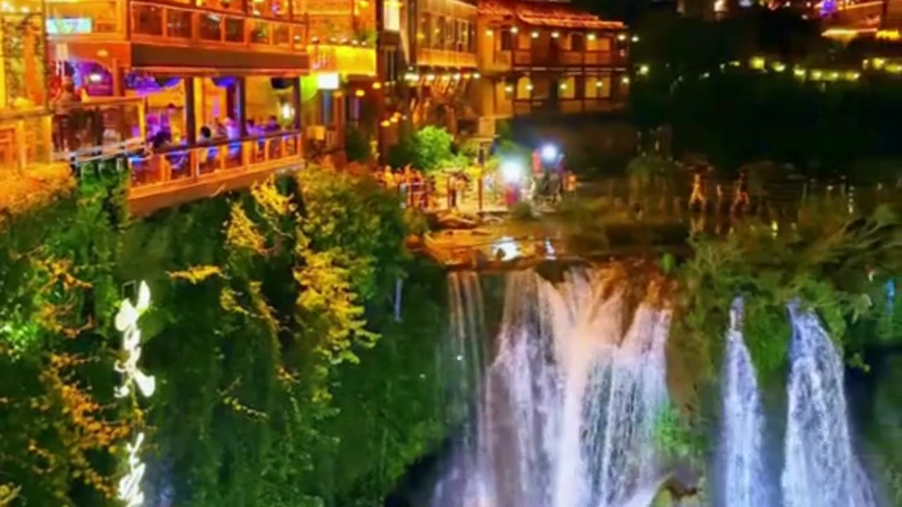 Riverside Charm: Lights and Water in [Possible Location] 🏮🏞️