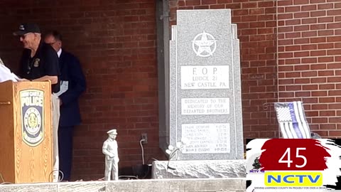 NCTV45 LAWRENCE COUNTY POLICE MEMORIAL SERVICE Friday, May 16, 2025