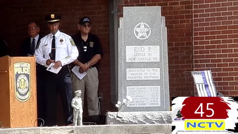 NCTV45 LAWRENCE COUNTY POLICE MEMORIAL SERVICE Friday, May 16, 2025