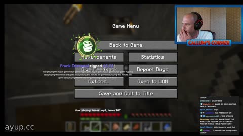 ayupcc - Callum's Corner - 28/07/25 - Competently Completing Minecraft Continued