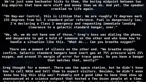 Human Narrated : Come From Away by saxophoneyeti | r/HFY