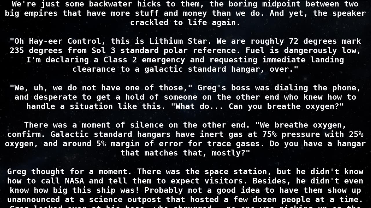 Human Narrated : Come From Away by saxophoneyeti | r/HFY