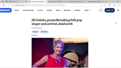 After two stories with Jills, ABC runs one about a famous Jill who died. What are the odds?