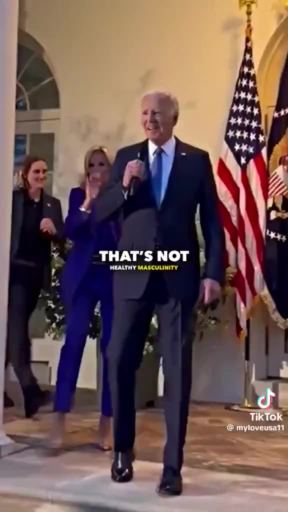 Jill’s wearing heels, that’s a giant Biden