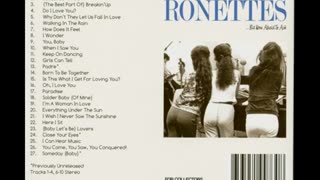 THE RONETTES - Everything You Wanted To Know About the Ronettes