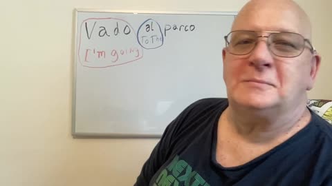 Vado al parco.