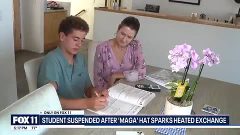 A Calif. HS student was accosted for wearing a MAGA hat to honor Charlie Kirk.