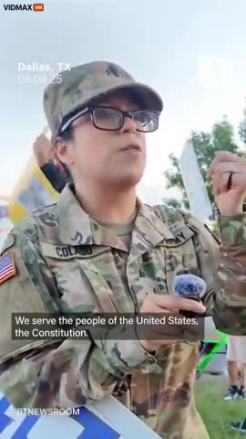 Active Duty cunt traitor Marine Joins Anti-ICE Protest While In Uniform winning wars with that