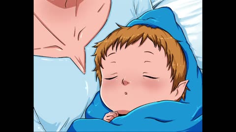 Painting My Character Kaelin as a baby