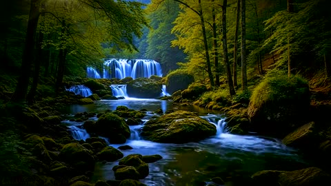 Nature Sounds - Forest River - Birds Chirping | Relaxing Atmosphere for Sleep and Relaxation
