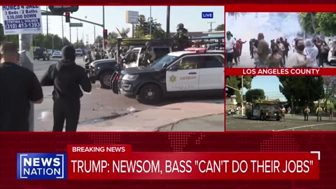 President Trump to send 2,000 national guard troops to LA amid violent ICE riots