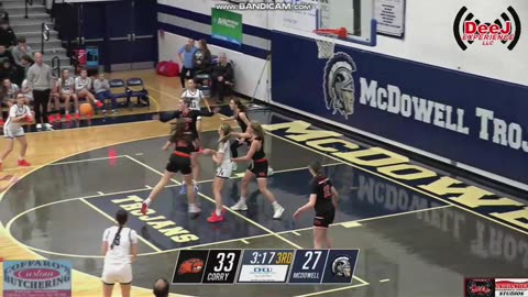 DECEMBER 2 2025 PIAA D-10 GIRLS BASKETBALL: CORRY VS MCDOWELL PART 6