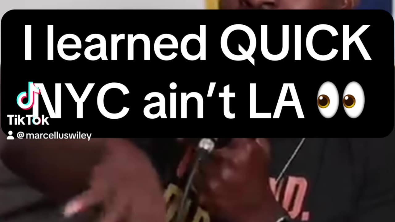 I learned quick NYC ain’t LA 👀