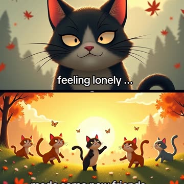 cats playing with butterflies