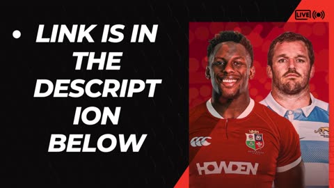 【𝐋𝐈𝐕𝐄】 Watch British & Irish Lions vs Argentina @LiveStream