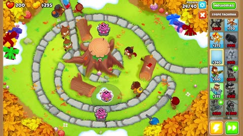 Bloons TD 6 Tree Hole Easy Round 24