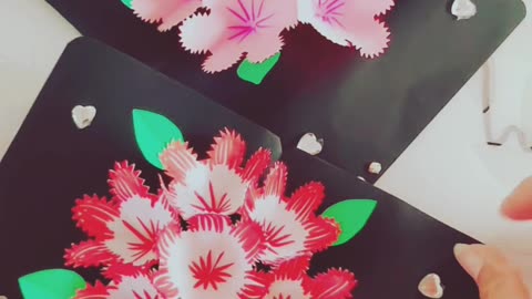 Beautiful flower Arts and craft 😍❤️