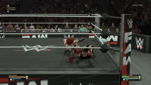 wwe 2k25 217 universe Helen Huntress VS Luscious Tia Rose