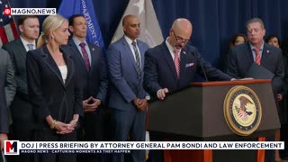 🇺🇸 DOJ | Pam Bondi Briefs Press After Sinaloa Narcoterrorist Pleads Guilty in New York [LIVE]