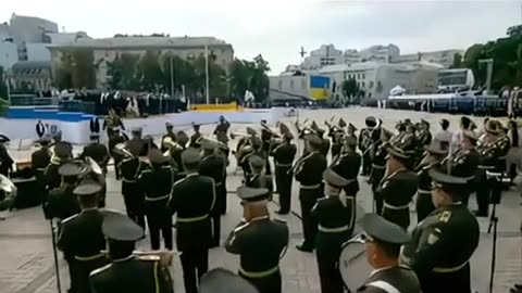 Ukrainian National Anthem played before Russia entered war in Donbass