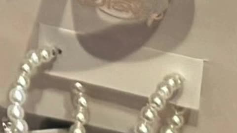 Disney Parks Mickey Mouse Faux Pearl Hoop Earrings #shorts