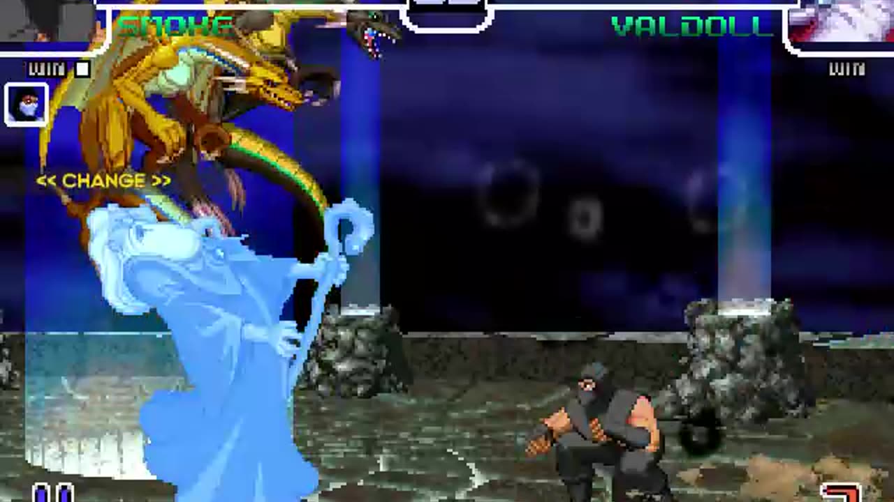 Sub zero and Smoke (Me) vs Valdoll