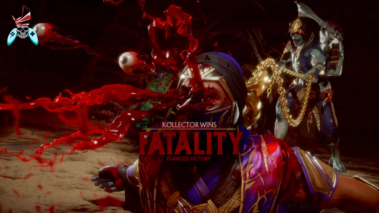 Mortal Kombat 11 Kollector fatality head lantern