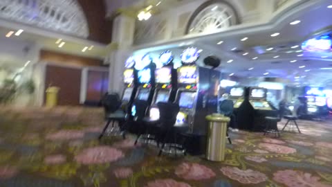 Colorful floor in casino