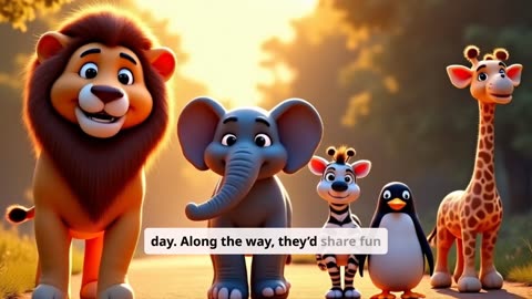The Great Zoo Party Adventure: A Fun Animal Story for