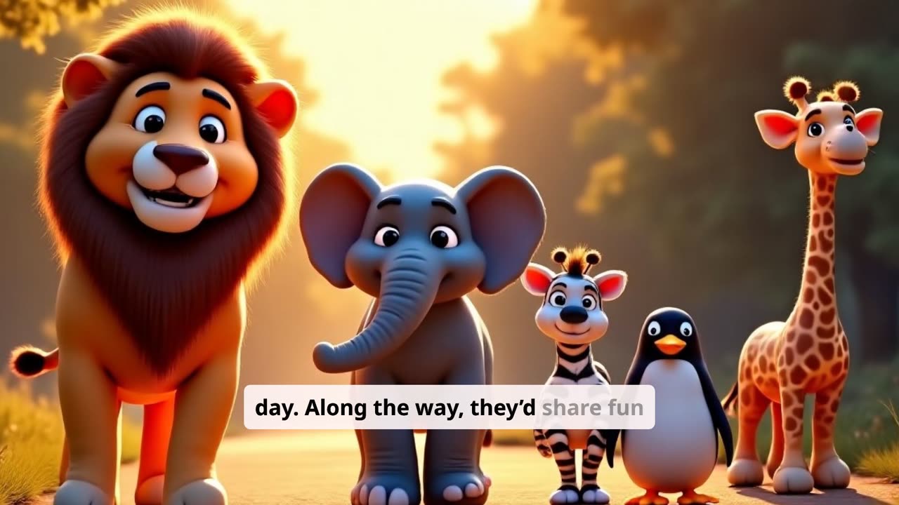 The Great Zoo Party Adventure: A Fun Animal Story for