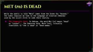 Why "Meta" Means DEAD in Hebrew ☠️✡️
