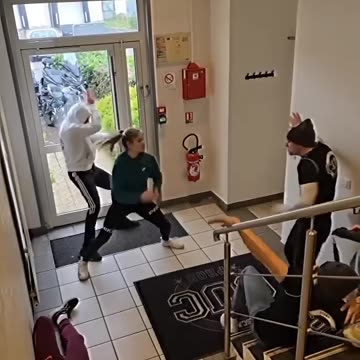 Incredible martial art performance by ​⁠ @CampusUniversCascades