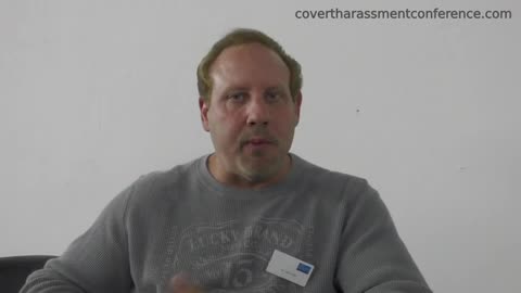 John Hall at the Covert Harassment Conference 2015 - Reflection