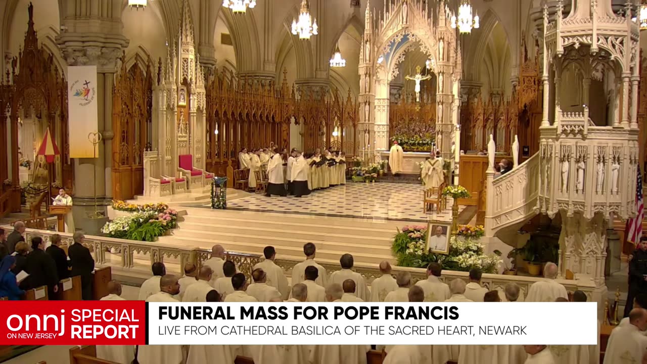 Live Archdiocese of Newark Mass for the Repose of the Soul of Pope Francis
