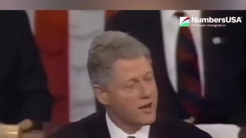CLINTON Illegal Alien Speech, 1996.