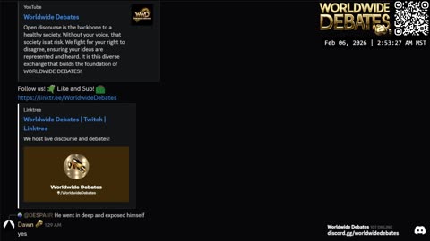 0323 WIDESTREAM - Widestream Debates - YouTube/Twitch/Rumble