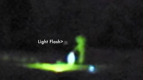 Light Flash Above Mother Mary Statue